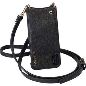 *SOLD* Bandolier iPhone XS Max Black Emma Pebble